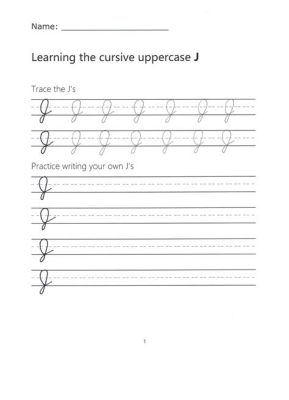 how to right a cursive j: exploring the art of writing the lowercase letter j in cursive script